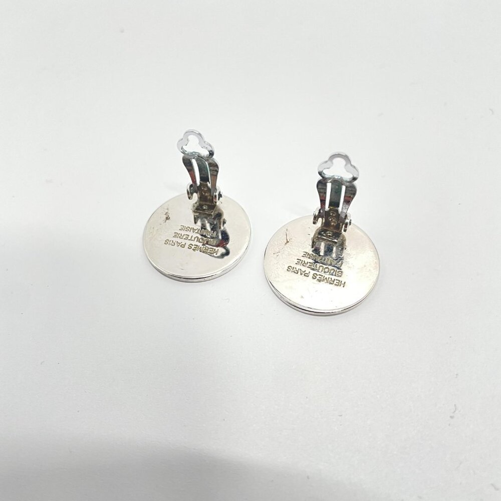Hermès Earrings, Clou de selle, Metal - Picture 4 of 5